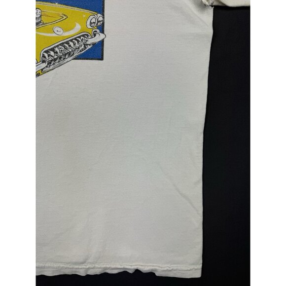 Vintage Y2K Berger All Chevy Show Camaro Car Promo Art Rare Annual XL White Tee - Picture 8 of 16